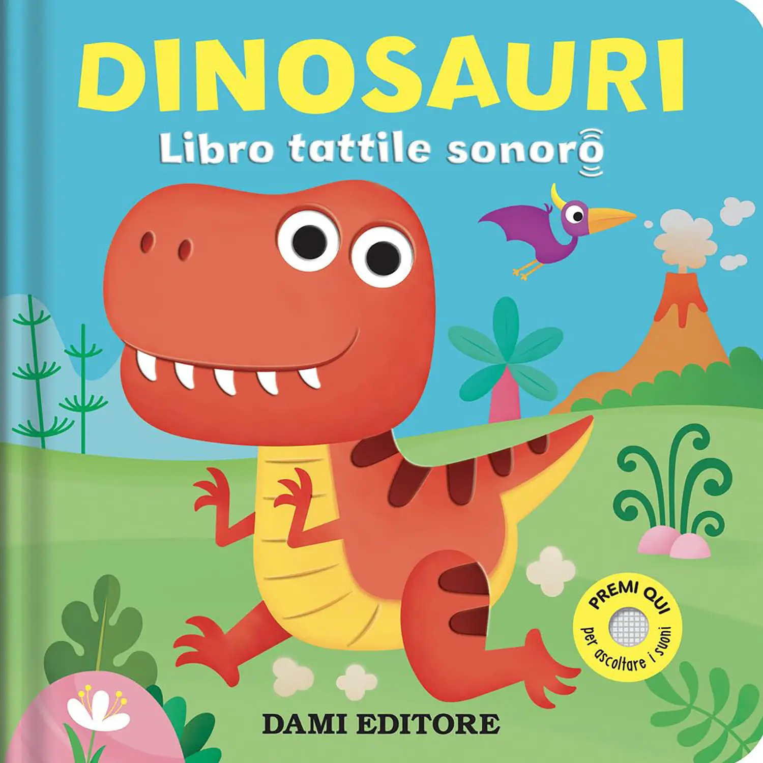Libro Tattile Sonoro per Bambini - Dinosauri - Prima biblioteca