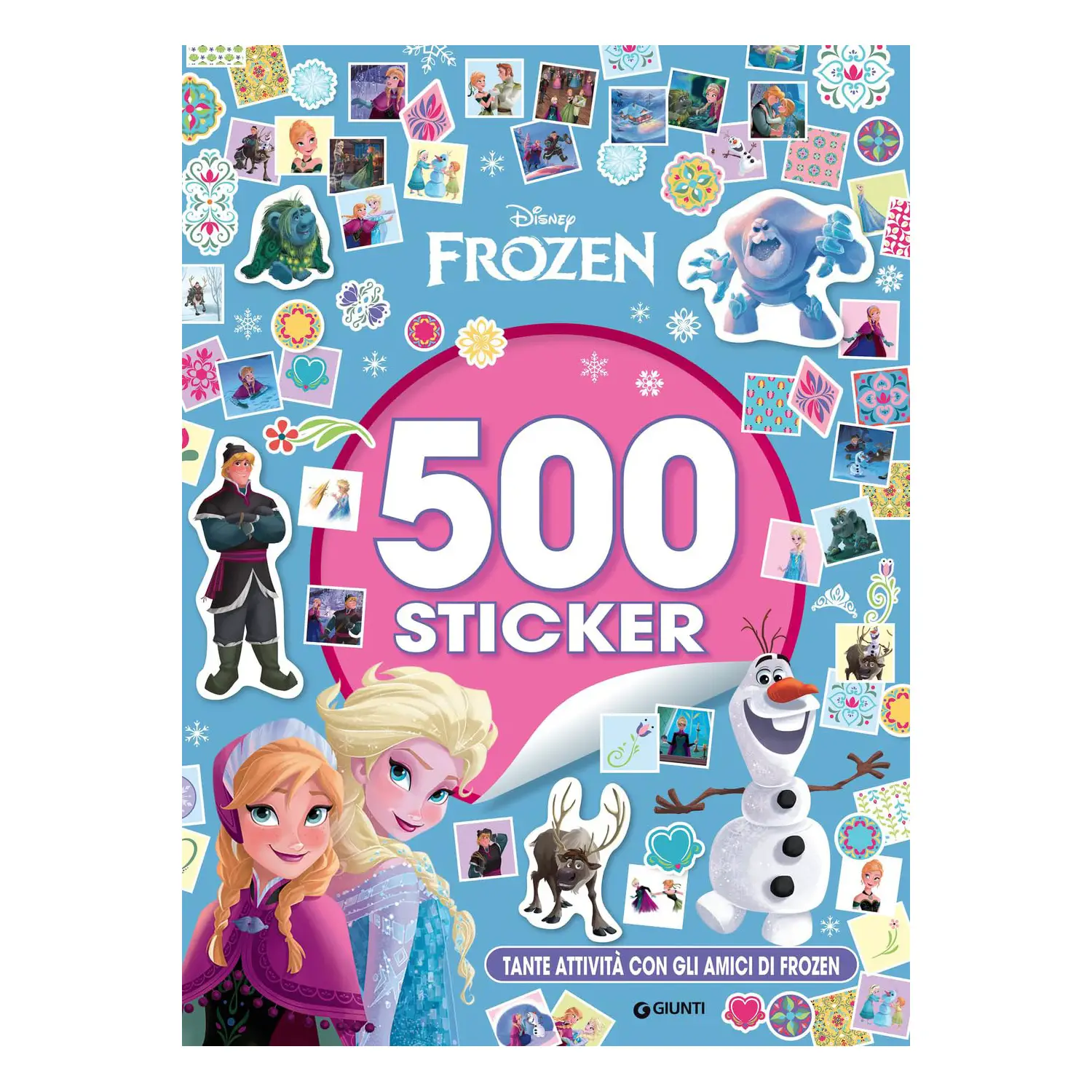 Frozen - Libro con 500 Sticker Disney - Prima biblioteca