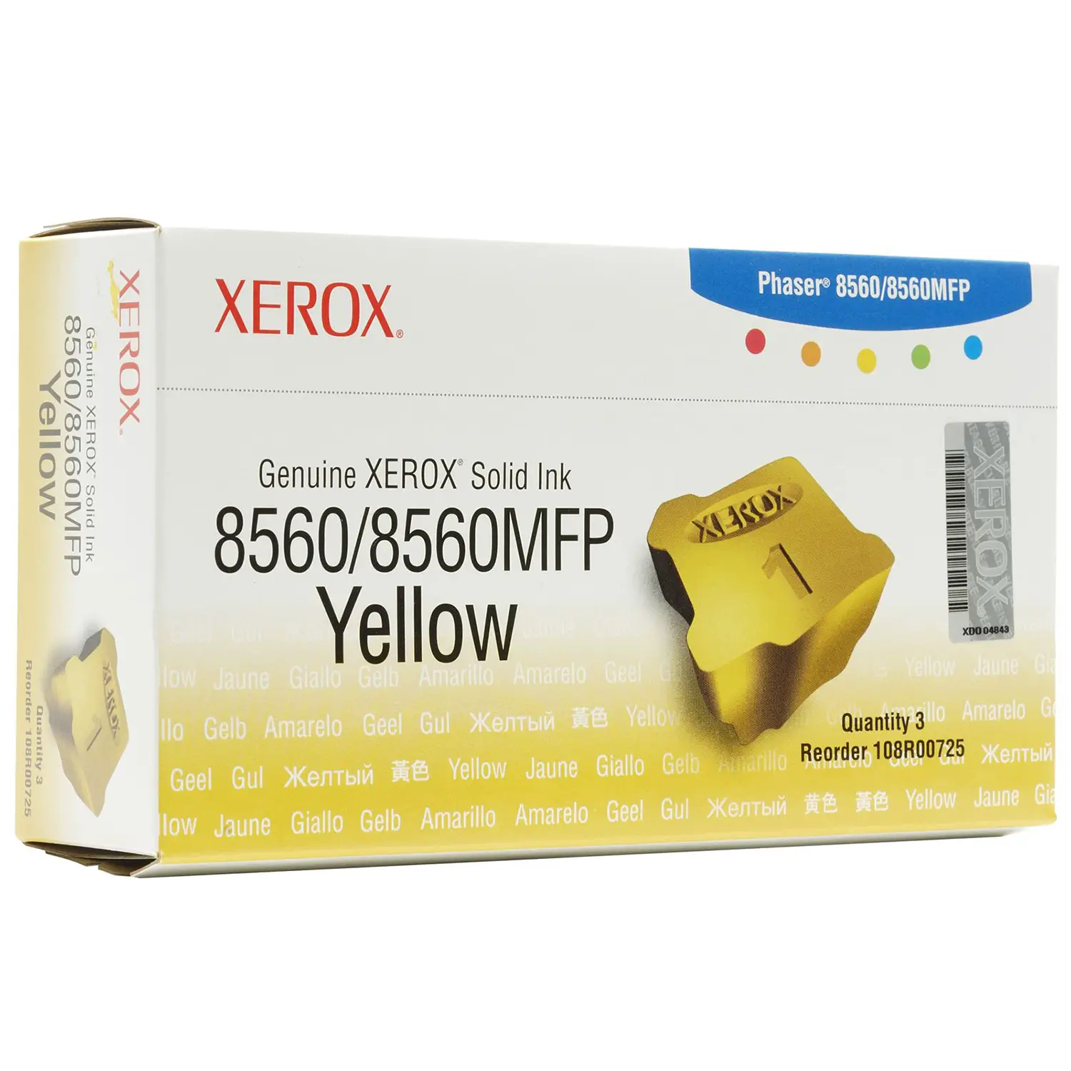 XEROX CF.3 STICK INK PHASER 8560 GIALLO - Consumabili