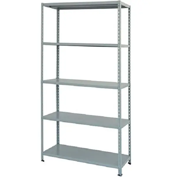 Scaffale Metallico Vericiato Grigio 5 Ripiani Cm. 100x40x200h - Arredo per l'ufficio
