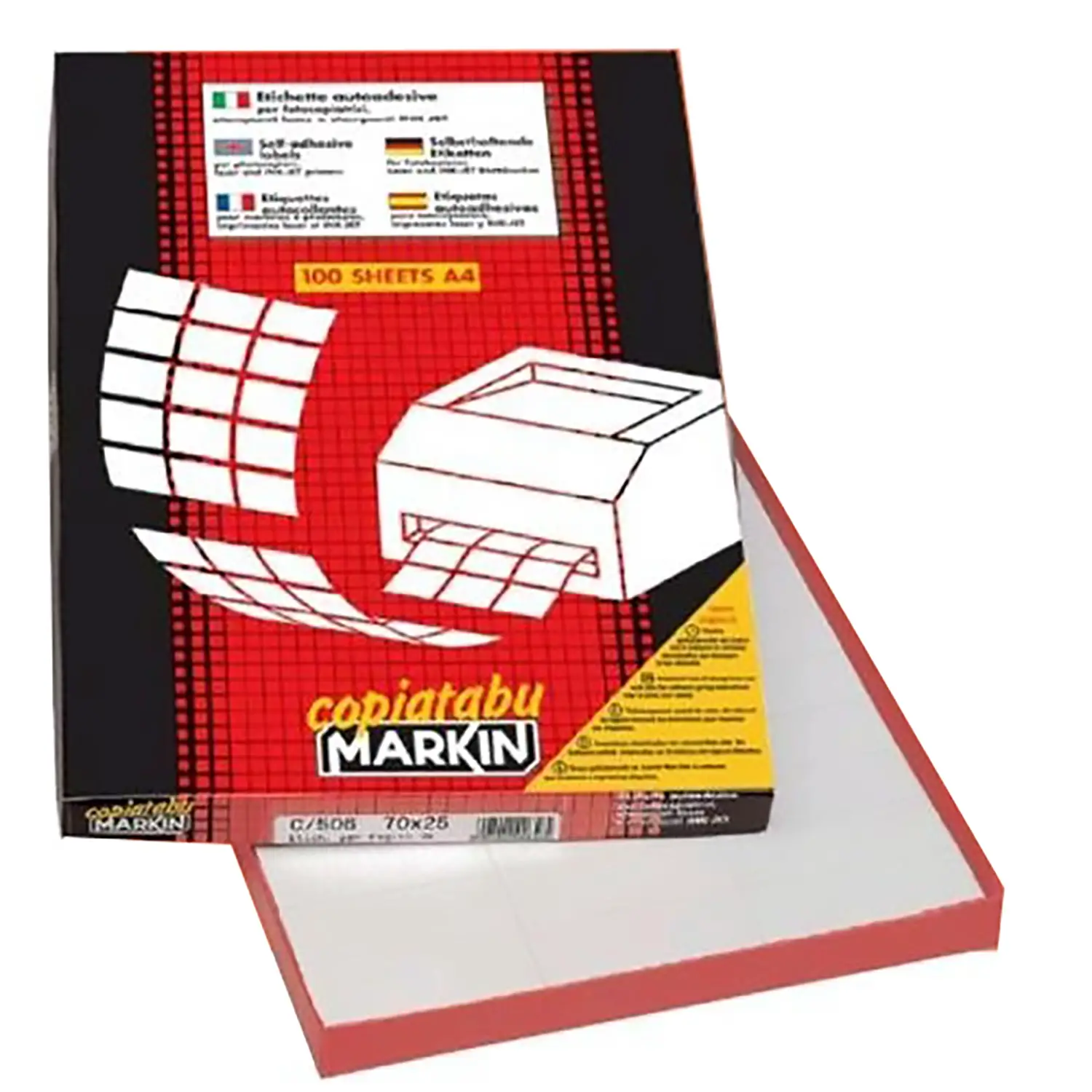 Etichette Adesive Universali Pz 2400 70x37 - Accessori ufficio