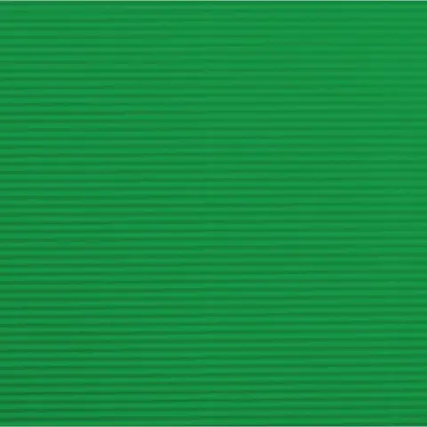 Cartoncino Ondulato Verde cm. 50x70 - confezione 5 pz