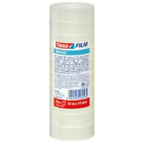 Nastro Adesivo Trasparente Mm. 15x33 Mt. - confezione 10 pz