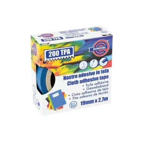 Nastro Telato Adesivo 19mm. Blu