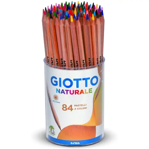 Pastelli Colorati Giotto Naturale - 84 Colori