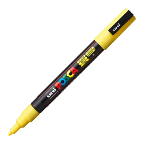 Pennarello Uni Posca Punta Fine Giallo