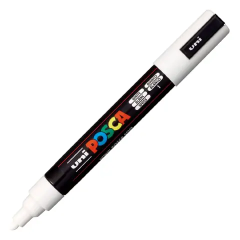 Pennarello Uni Posca Punta Media Bianco