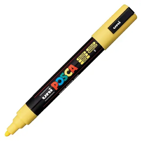 Pennarello Uni Posca Punta Media Giallo