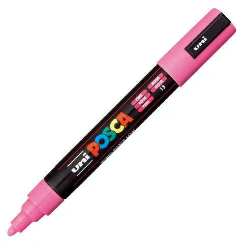 Pennarello Uni Posca Punta Media Rosa