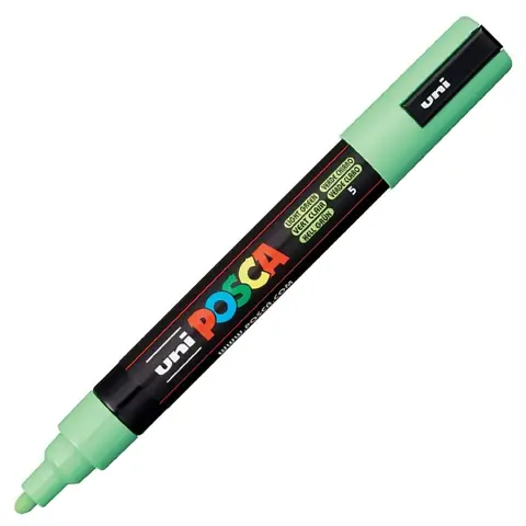 Pennarello Uni Posca Punta Media Verde Chiaro