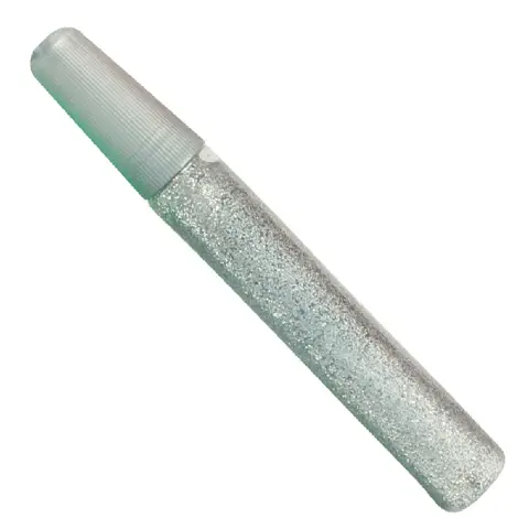 Porporina Color Glue Glitter Argento • 12gr - confezione 6 pz