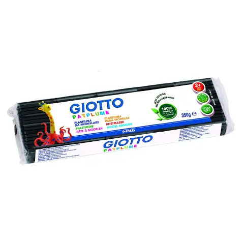 Plastilina Patplume Giotto Gr.350 Nero