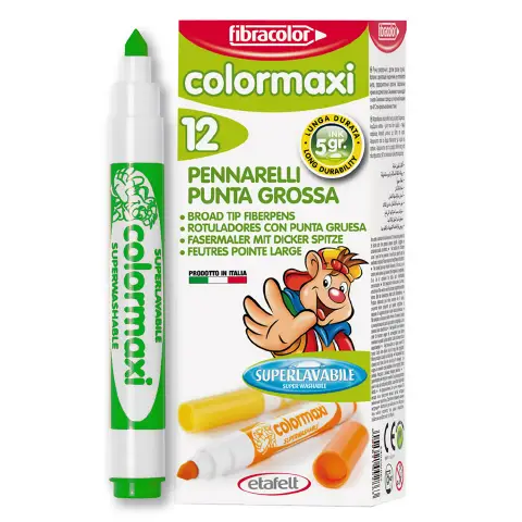 Pennarelli Colormaxi Fibracolor Verde