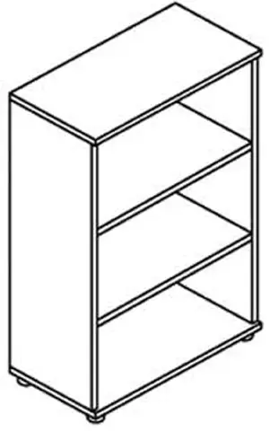 LIBRERIA STARTUP A GIORNO H 139 CM. NOCE TIEPOLO