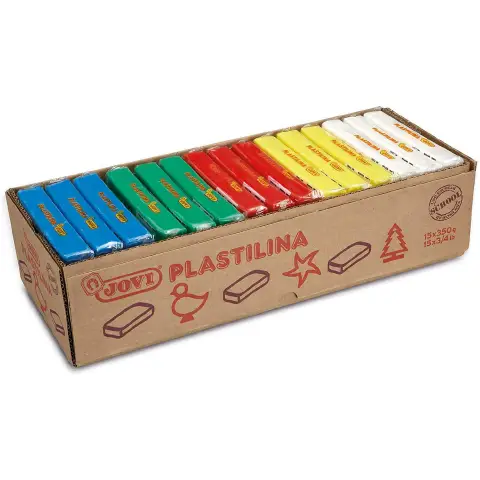 Plastilina Jovi Scuola 15 Panetti da 350 Gr