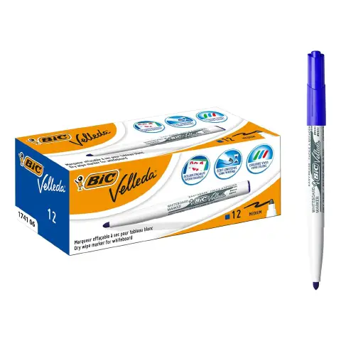 Marker Velleda Junior Bic Blu
