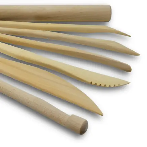 Spatole Giotto in Legno 7 pezzi
