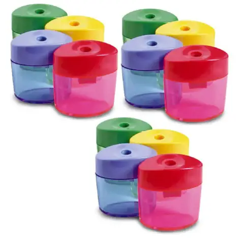 Temperamatite Monoforo con Serbatoio - confezione 12 pz