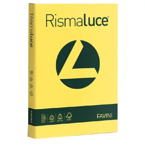 RISMALUCE A4 200 FF. 140 GR. GIALLO