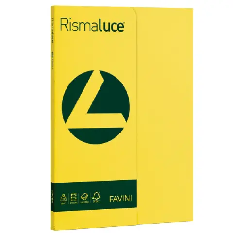 RISMALUCE A4 100 FF. 90 GR. GIALLO