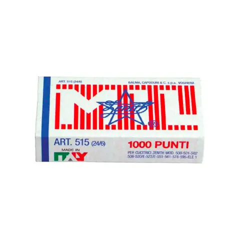 Punti per Cucitrice Zenith 515 - confezione 10 pz