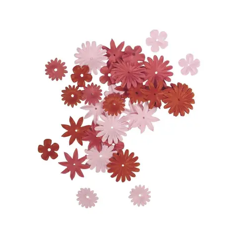 Fiori di Carta 15/22mm. Rosso 36Pezzi