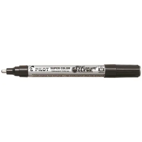 Marker Pilot Punta Media Argento