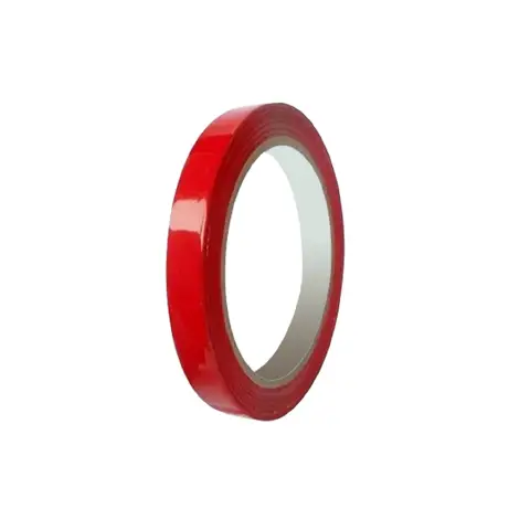 Adesivo Lucido Rosso Rotolo mm. 12x66 mt.