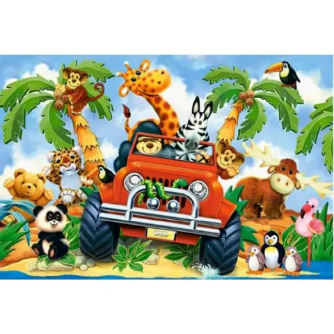 Puzzle Animali in Gita