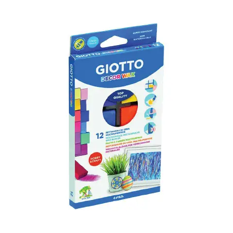 Pastelli a Cera Giotto Decor Wax 12 Colori
