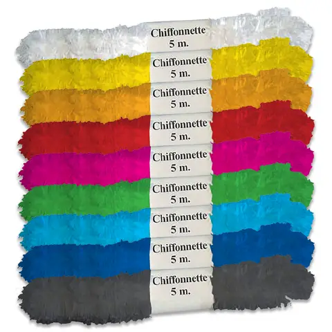 Set Nastro Chiffonnette 9 Colori