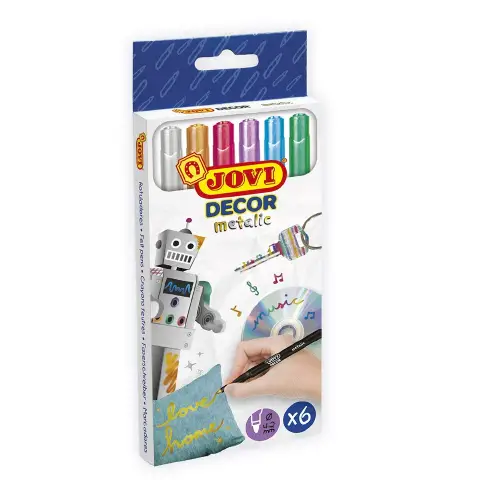 Pennarelli Metallizzati 6 Colori