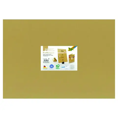 Carta Avana Kraft cm. 50x70 230gr 25 Fogli