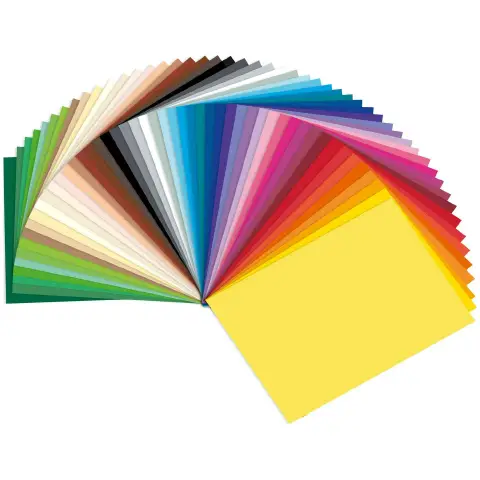 Cartoncino 130 gr. in 50 Colori cm. 35x50