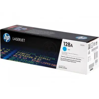 HP 128A Cyan LaserJet Print Cartridge