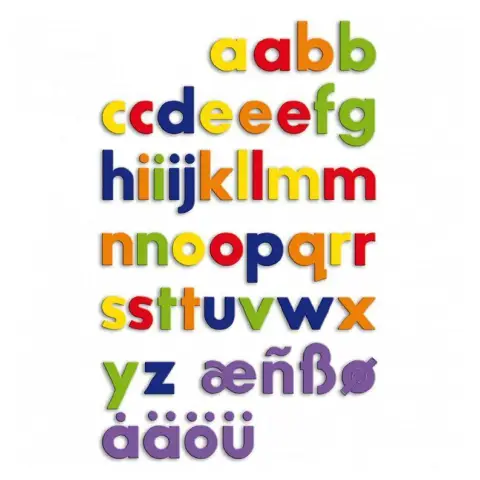 Lettere Minuscole Magnetiche