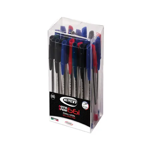 Penna a Sfera School 25 Pezzi 3 Colori