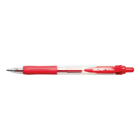 Penna Scatto Gel School 10 Pezzi Rosso