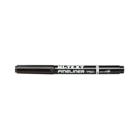 Penna Fineliner 12 Pezzi Nero
