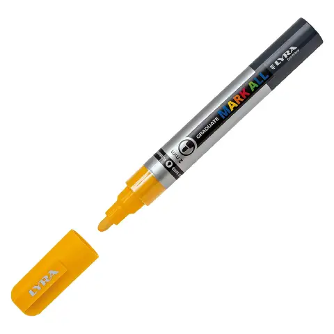 Pennarelli Lyra Grad Mark All mm. 2 Col.Giallo