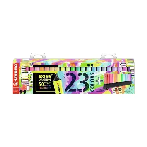 Evidenziatori Stabilo 23 Colori