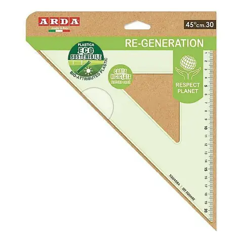 Squadra Re-generation 45° 30 Cm.