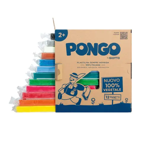 Plastilina Pongo By Giotto 12 Colori