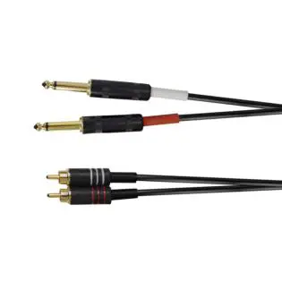 CAVO AUDIO 2 JACK  - 6.3 MM