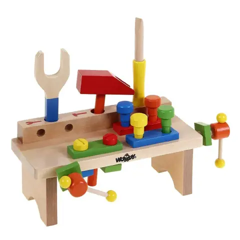 Gioco Banco Lavoro in Legno Portatile