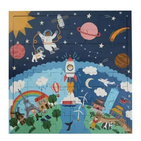 PUZZLE SOTTO E SOPRA: SPAZIO