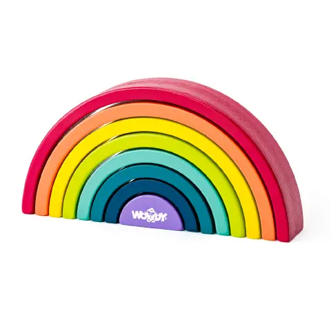 Archi Dell'arcobaleno In Legno - Set 8 Pz.