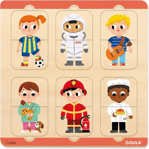 Incastri Puzzle Personaggi E Mestieri