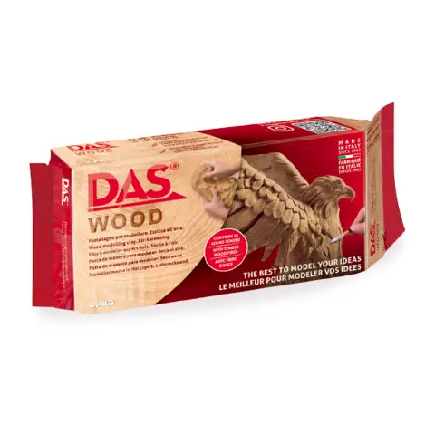 Pasta Legno da Modellare DAS Wood 350 gr.