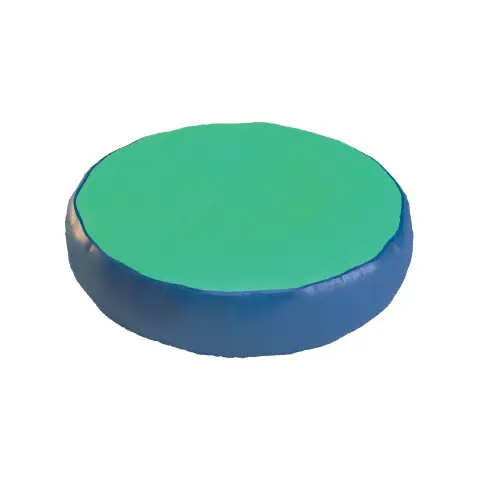 Pouf Tondo Grande ø 120 cm. Verde-Azzurro